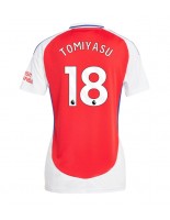 Arsenal Takehiro Tomiyasu #18 Hjemmedrakt Dame 2024-25 Korte ermer